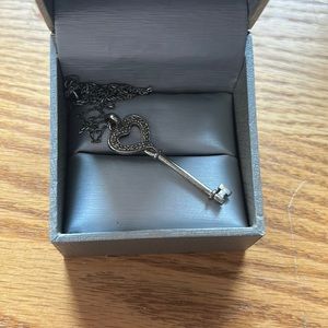 Zales Key heart necklace